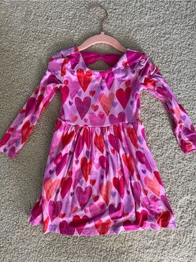Little Sleepies hearts dress 3T
